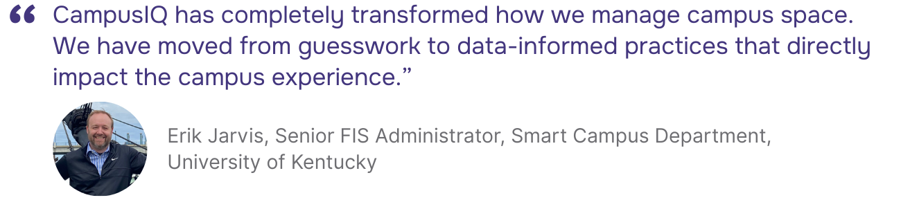 Quote from Erik Jarvis, University of Kentucky