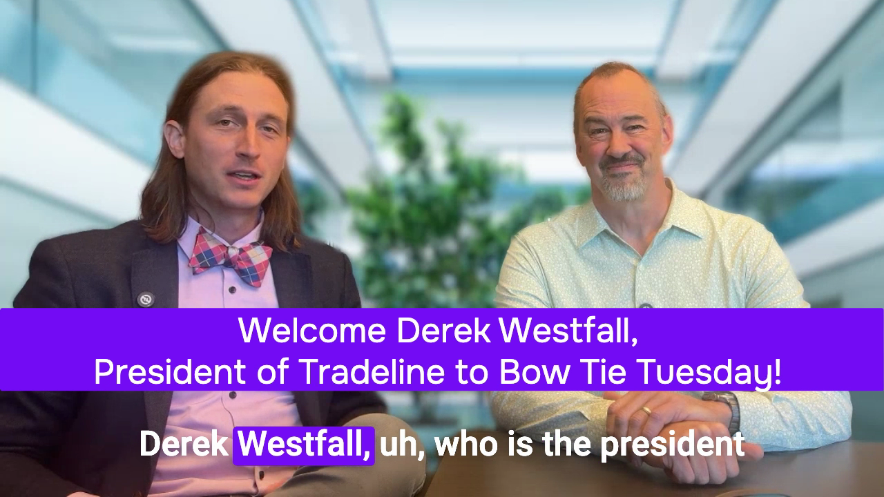 Aaron interviews Derek Westfall about space utilization at the Tradeline conference in Scottsdale, AZ