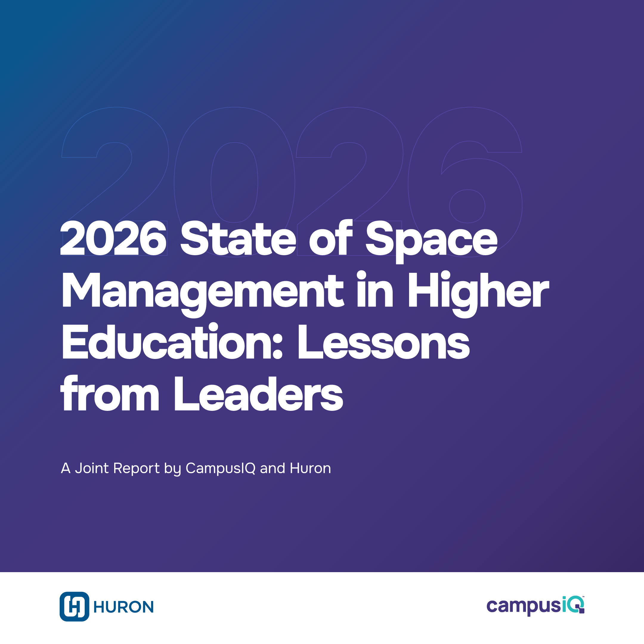 Huron and CampusIQ Release the first State of Space Management in Higher Education Report